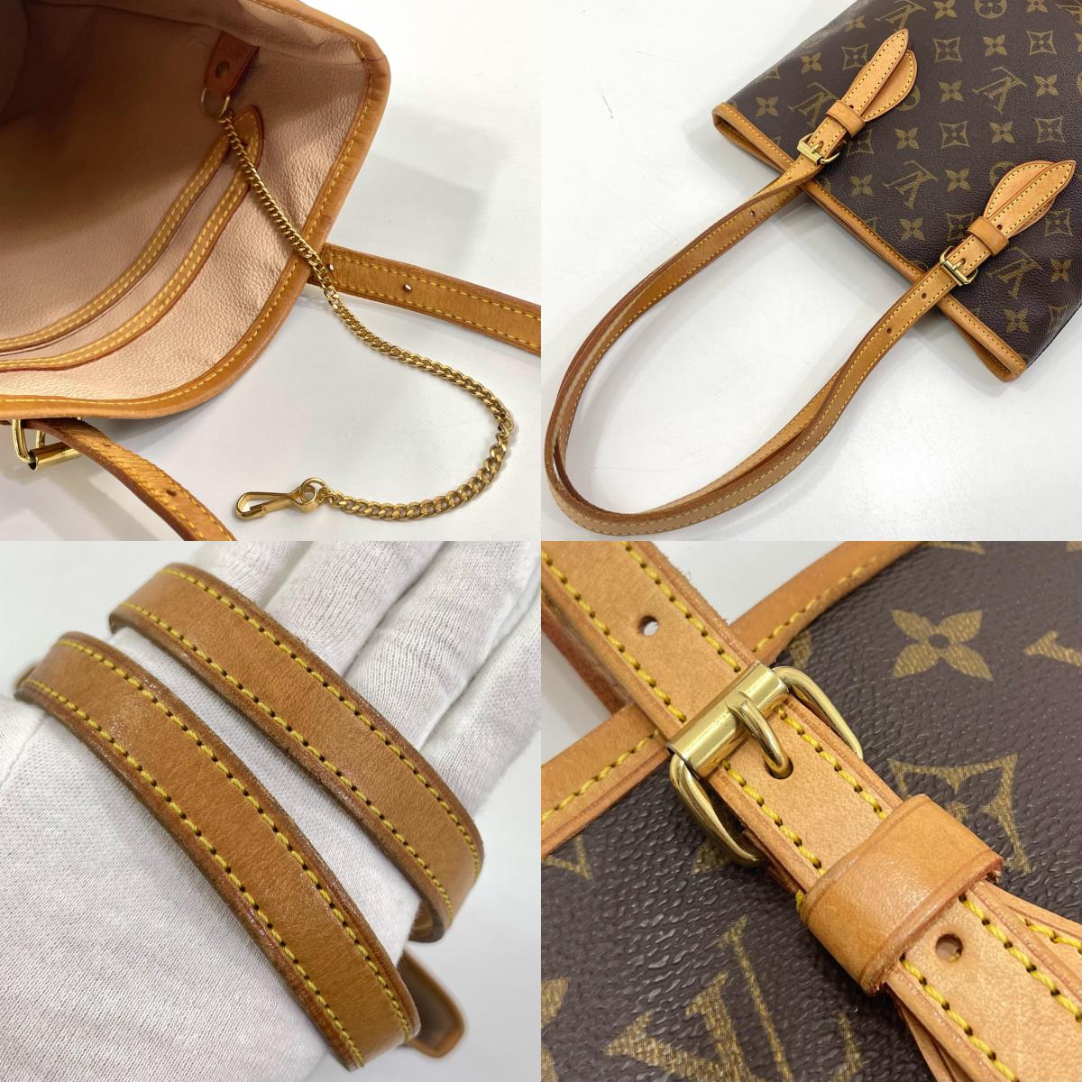 【中古】LOUIS VUITTON | ルイ・ヴィトン バケットPM モノグラム キャンバス トートバッグ M42238 ブラウン【尾張小牧店】