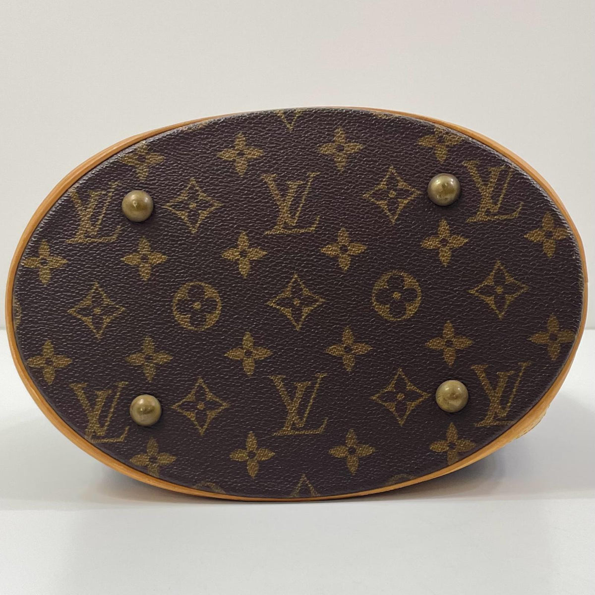 【中古】LOUIS VUITTON | ルイ・ヴィトン バケットPM モノグラム キャンバス トートバッグ M42238 ブラウン【尾張小牧店】