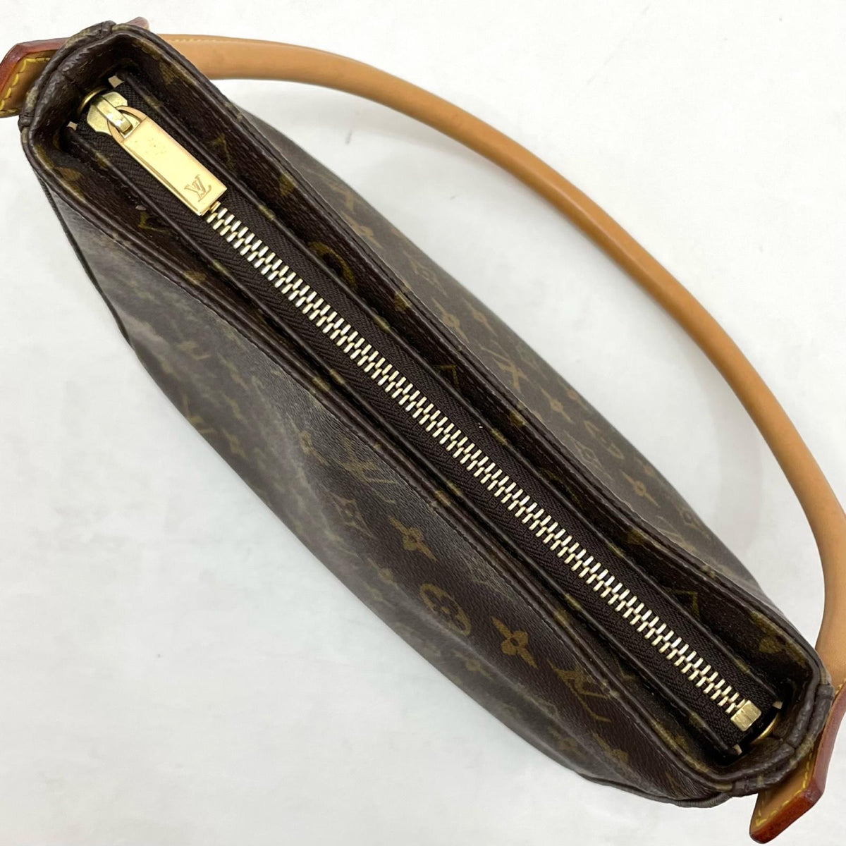 【中古】LOUIS VUITTON | ルイ・ヴィトン ルーピングMM モノグラム トートバッグ M51146 ブラウン【尾張小牧店】