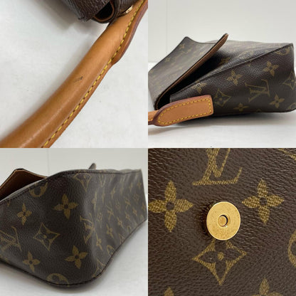 【中古】LOUIS VUITTON | ルイ・ヴィトン ミニ ルーピング モノグラム ハンドバッグ トートバッグ ワンショルダー M51147 ブラウン【尾張小牧店】