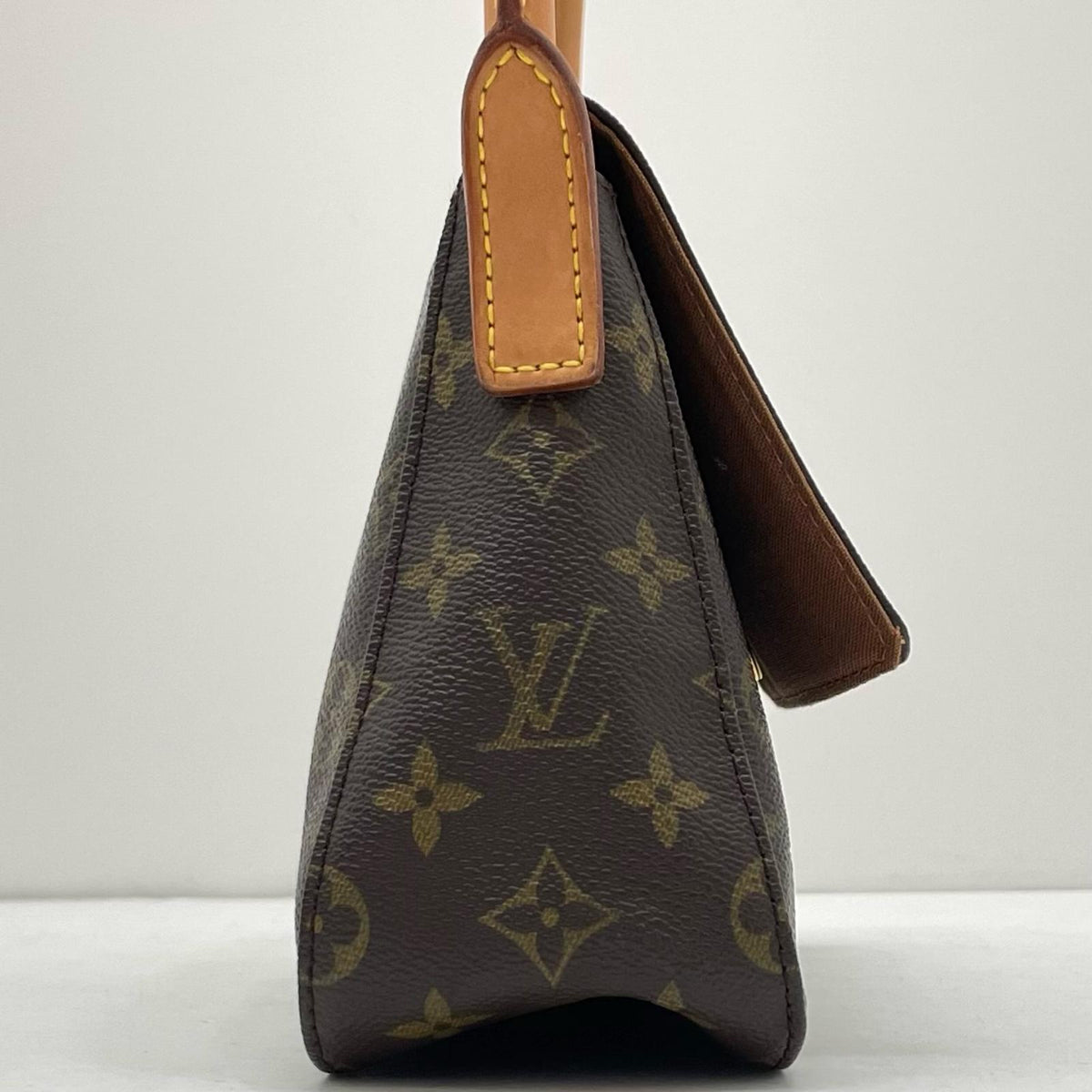 【中古】LOUIS VUITTON | ルイ・ヴィトン ミニ ルーピング モノグラム ハンドバッグ トートバッグ ワンショルダー M51147 ブラウン【尾張小牧店】