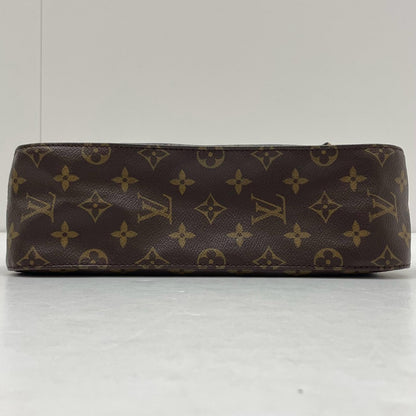 【中古】LOUIS VUITTON | ルイ・ヴィトン ミニ ルーピング モノグラム ハンドバッグ トートバッグ ワンショルダー M51147 ブラウン【尾張小牧店】