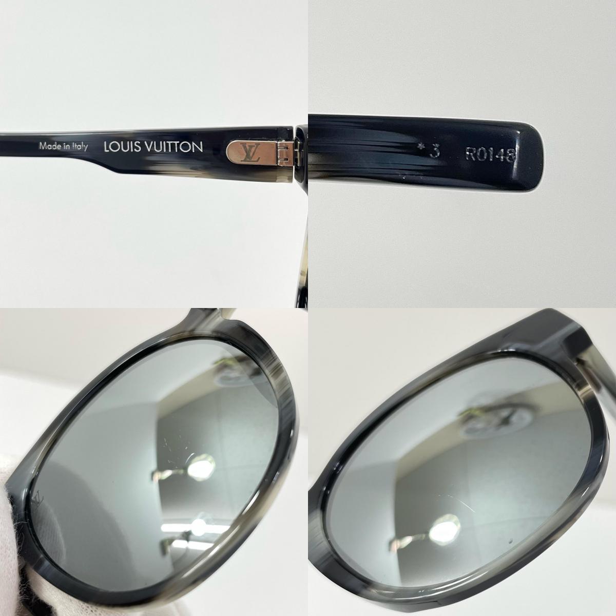 【中古】LOUIS VUITTON | ルイ・ヴィトン パームツリー アセテート ミラーレンズ サングラス Z1033E ブラック【尾張小牧店】