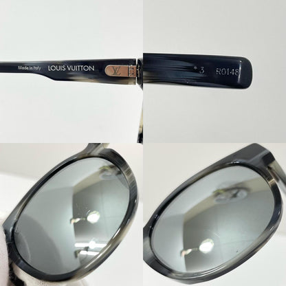 【中古】LOUIS VUITTON | ルイ・ヴィトン パームツリー アセテート ミラーレンズ サングラス Z1033E ブラック【尾張小牧店】