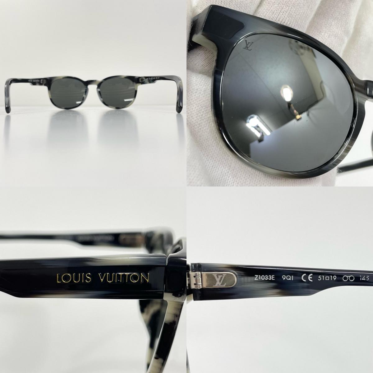 【中古】LOUIS VUITTON | ルイ・ヴィトン パームツリー アセテート ミラーレンズ サングラス Z1033E ブラック【尾張小牧店】