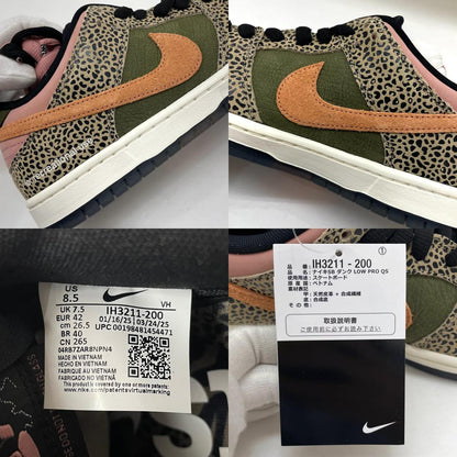 【中古】NIKE×Arts Rec | ナイキ×アーツレック SB Dunk Low Pro "Rust Pink and Rough Green"/ダンク ロー プロ "ラストピンク アンド ラフグリーン" スニーカー 靴　IH3211-200 マルチカラー 26.5cm【尾張小牧店】