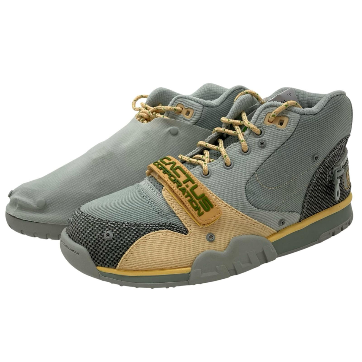 【中古】NIKE×Travis Scott | ナイキ×トラヴィススコット Air Trainer 1 SP "Grey Haze and Dusty Sage"/エアトレーナー1 SP "グレーヘイズ アンド ダスティセージ"　スニーカー 靴　DR7515-001 ライトブルー 26.5cm【尾張小牧店】