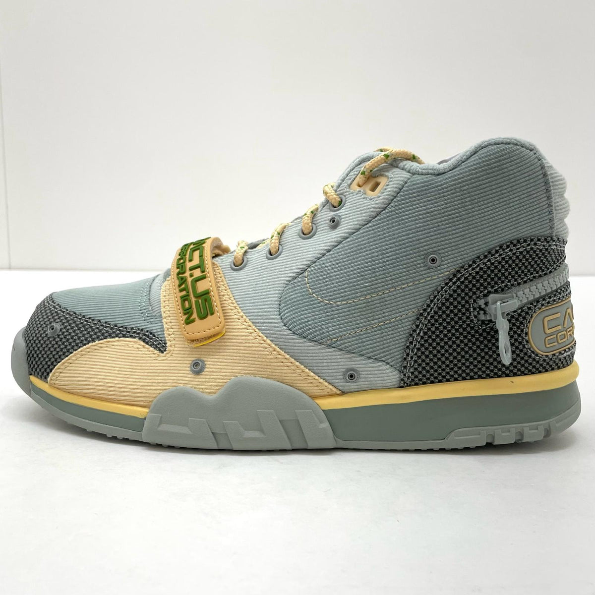 【中古】NIKE×Travis Scott | ナイキ×トラヴィススコット Air Trainer 1 SP "Grey Haze and Dusty Sage"/エアトレーナー1 SP "グレーヘイズ アンド ダスティセージ"　スニーカー 靴　DR7515-001 ライトブルー 26.5cm【尾張小牧店】