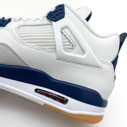【中古】NIKE | ナイキ SB Air Jordan 4 Retro SP "Summit White/Navy"　エアジョーダン4 レトロ SP "サミットホワイト/ネイビー"　スニーカー 靴　DR5415-100 ホワイト×ブルー 26.5cm【尾張小牧店】