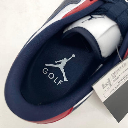 【中古】NIKE | ナイキ Air Jordan 1 Low Golf "USA"/エアジョーダン1 ロー ゴルフ "USA"　スニーカー 靴　DD9315-113 ホワイト×ネイビー×レッド 26.5cm【尾張小牧店】