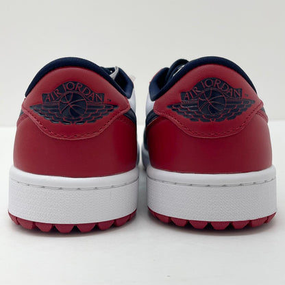 【中古】NIKE | ナイキ Air Jordan 1 Low Golf "USA"/エアジョーダン1 ロー ゴルフ "USA"　スニーカー 靴　DD9315-113 ホワイト×ネイビー×レッド 26.5cm【尾張小牧店】