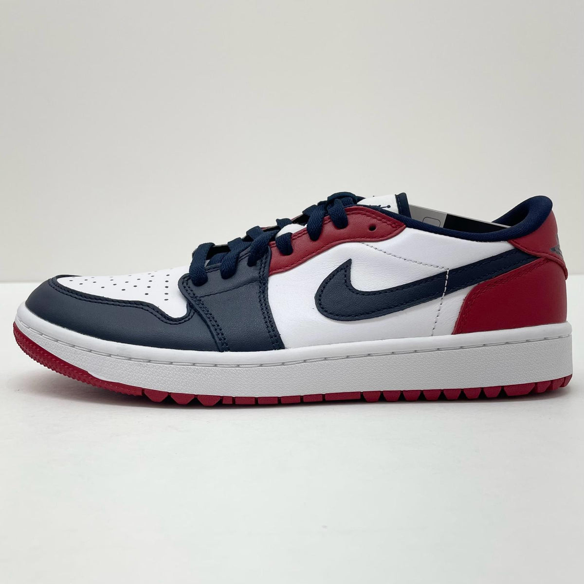 【中古】NIKE | ナイキ Air Jordan 1 Low Golf "USA"/エアジョーダン1 ロー ゴルフ "USA"　スニーカー 靴　DD9315-113 ホワイト×ネイビー×レッド 26.5cm【尾張小牧店】