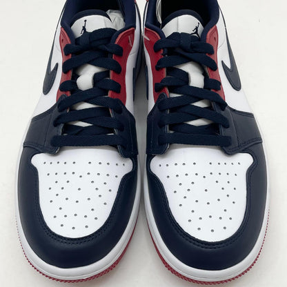 【中古】NIKE | ナイキ Air Jordan 1 Low Golf "USA"/エアジョーダン1 ロー ゴルフ "USA"　スニーカー 靴　DD9315-113 ホワイト×ネイビー×レッド 26.5cm【尾張小牧店】