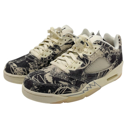 【中古】NIKE | ナイキ Women's Air Jordan 5 Low "Girls that Hoop"/ウィメンズ エアジョーダン5 ロー "ガールズ ザット フープ" スニーカー 靴　DA8016-100 ホワイト×ブラック 27cm【尾張小牧店】