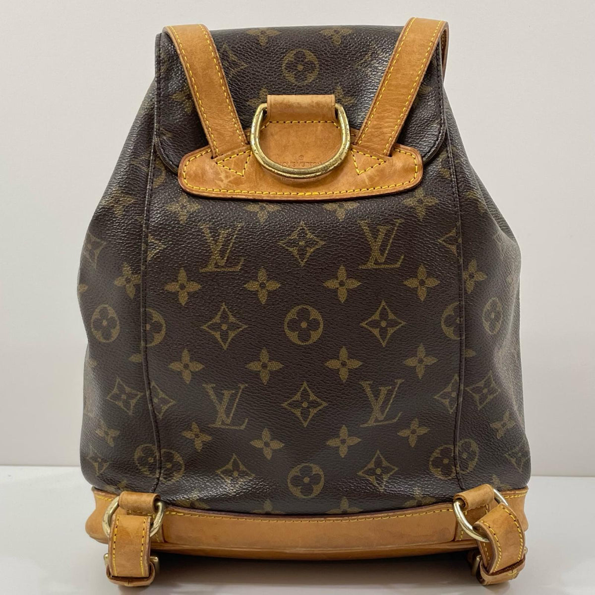 【中古】LOUIS VUITTON | ルイ・ヴィトン モンスリ MM モノグラム リュック バックパック バッグ M51136 ブラウン【尾張小牧店】