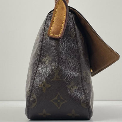 【中古】LOUIS VUITTON | ルイ・ヴィトン ミニ ルーピング モノグラム キャンバス ハンドバッグ M51147 ブラウン【尾張小牧店】