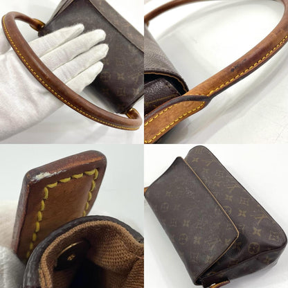 【中古】LOUIS VUITTON | ルイ・ヴィトン ミニ ルーピング モノグラム キャンバス ハンドバッグ M51147 ブラウン【尾張小牧店】