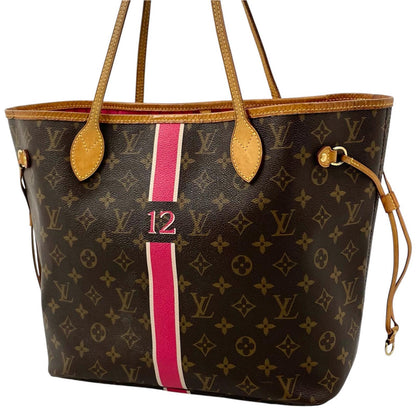 【中古】LOUIS VUITTON | ルイ・ヴィトン ネヴァー フル MM モン モノグラム トートバッグ P01926 ブラウン×ピンク【尾張小牧店】