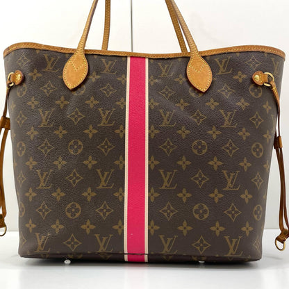【中古】LOUIS VUITTON | ルイ・ヴィトン ネヴァー フル MM モン モノグラム トートバッグ P01926 ブラウン×ピンク【尾張小牧店】