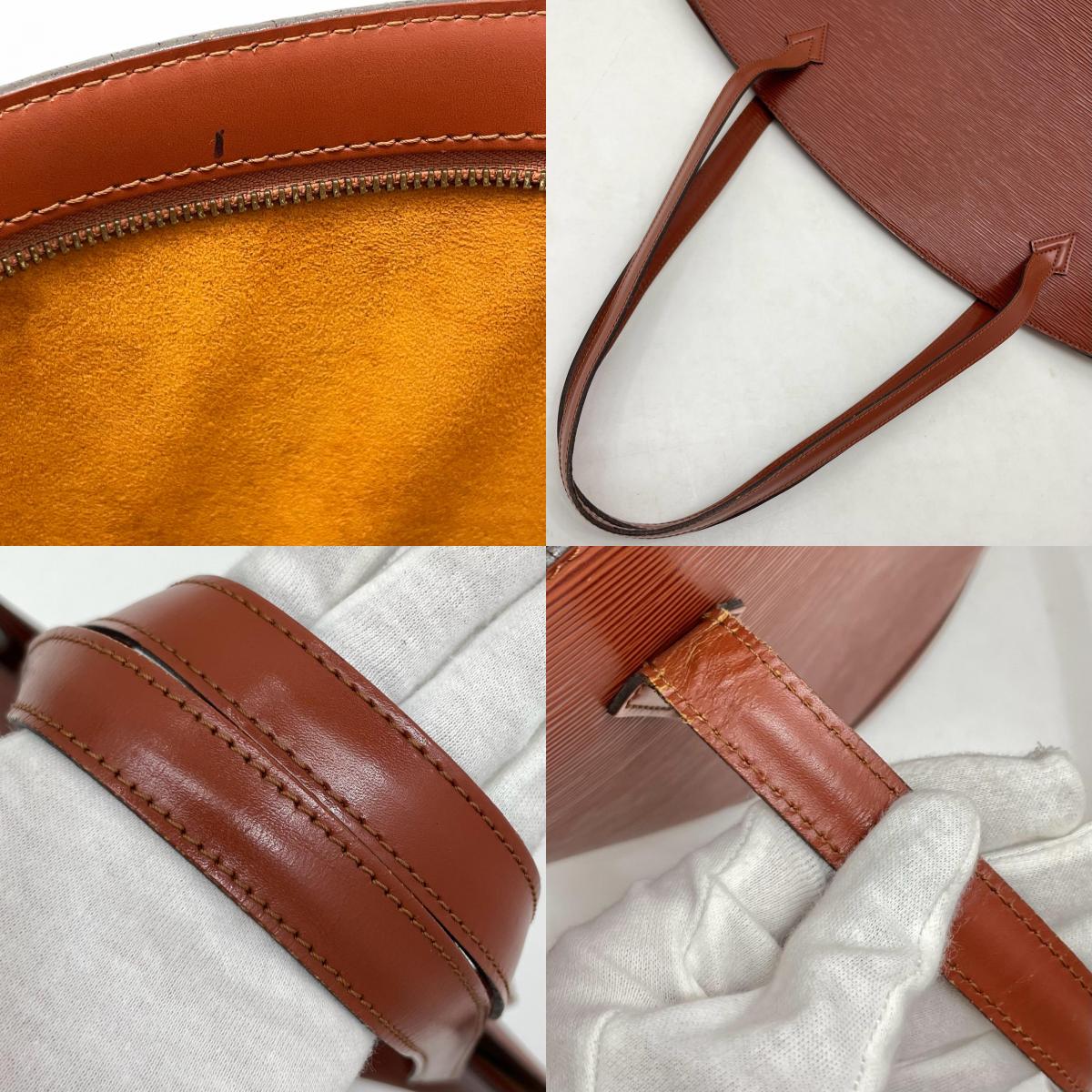 【中古】LOUIS VUITTON | ルイ・ヴィトン サンジャック エピ ハンドバッグ トートバッグ M52273 ブラウン【尾張小牧店】