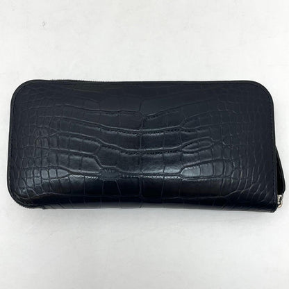 【中古】Camille Fournet | カミーユフォルネ ラウンドファスナー長財布 ブラック【尾張小牧店】
