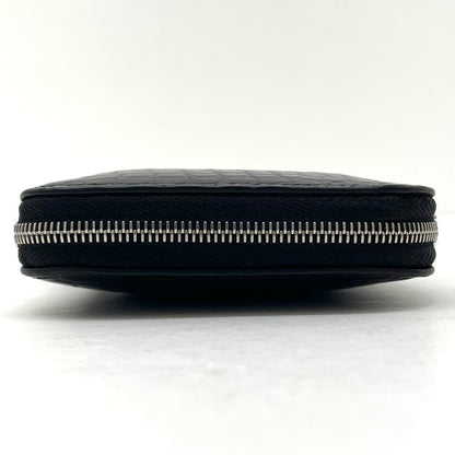 【中古】Camille Fournet | カミーユフォルネ ラウンドファスナー長財布 ブラック【尾張小牧店】