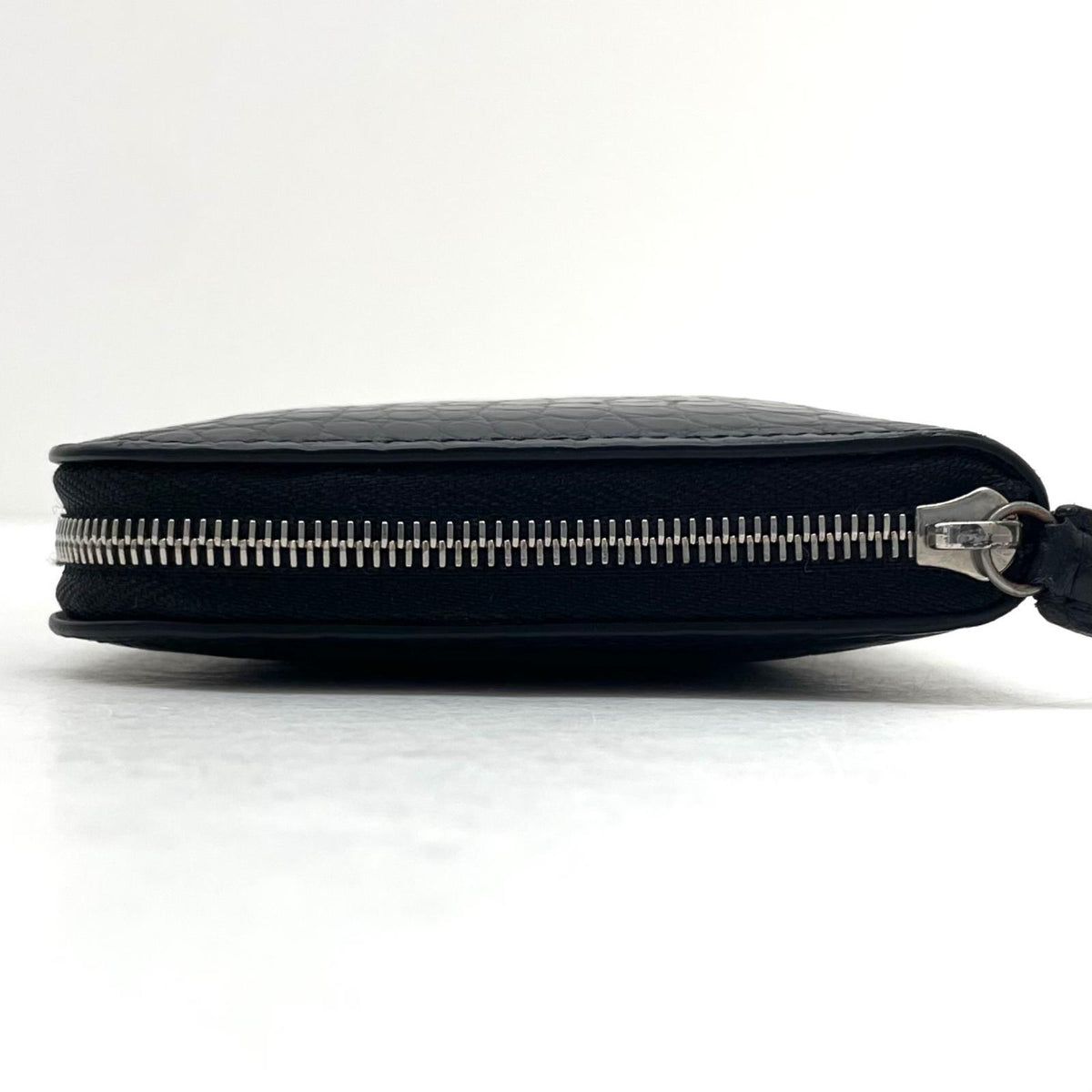 【中古】Camille Fournet | カミーユフォルネ ラウンドファスナー長財布 ブラック【尾張小牧店】