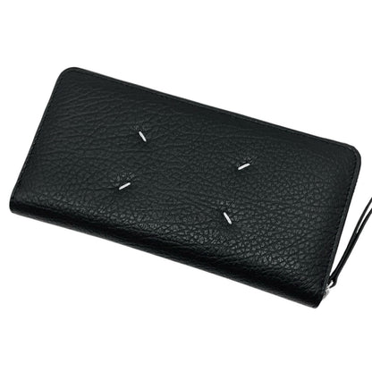 【中古】Maison Margiela | メゾンマルジェラ ラウンドファスナー長財布 S56UI0110 ブラック【尾張小牧店】