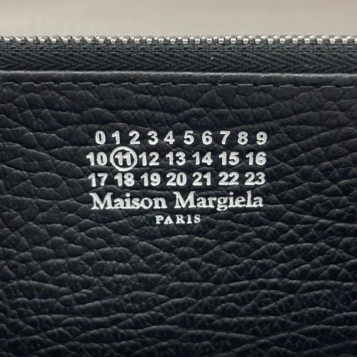 【中古】Maison Margiela | メゾンマルジェラ ラウンドファスナー長財布 S56UI0110 ブラック【尾張小牧店】