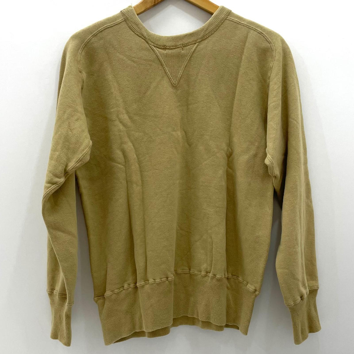 【中古】WARE HOUSE | ウェアハウス 吊り編みスウェット/ステンシル 長袖スウェット 403 ベージュ サイズ：40【尾張小牧店】