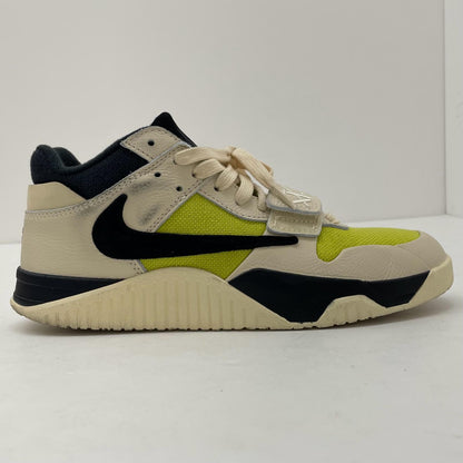 【中古】NIKE×Travis Scott | ナイキ×トラヴィススコット Jordan Jumpman Jack TR CJ1 T-Rexx Bright Cactus/ジョーダン ジャンプマンジャック TR CJ1 T-Rexx "ブライトカクタス" スニーカー 靴 FZ8117-102 ベージュ×イエロー×ブラック 26.5cm【尾張小牧店】