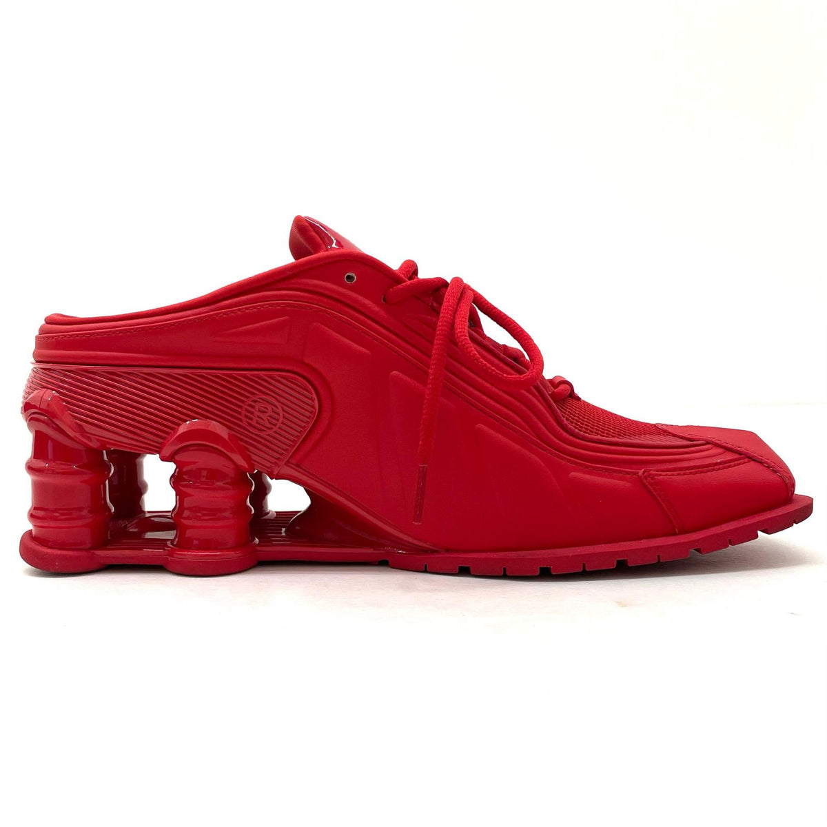 【中古】NIKE×Martine Rose | ナイキ×マーティンローズ Shox MR4 "Fire Red/Black"　ショックス MR4 "ファイヤーレッド/ブラック" スニーカー 靴　IM5420-600 レッド 27cm【尾張小牧店】