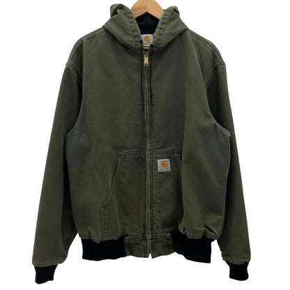 【中古】Carhartt | カーハート ACTIVE JACKET　パーカー　バックパッチ ワークジャケット カーキ サイズ：XL【尾張小牧店】