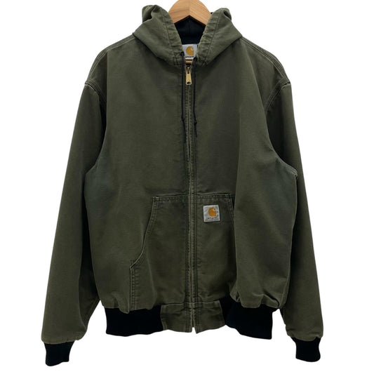 【中古】Carhartt | カーハート ACTIVE JACKET　パーカー　バックパッチ ワークジャケット カーキ サイズ：XL【尾張小牧店】