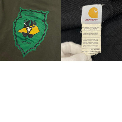 【中古】Carhartt | カーハート ACTIVE JACKET　パーカー　バックパッチ ワークジャケット カーキ サイズ：XL【尾張小牧店】