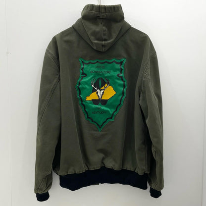 【中古】Carhartt | カーハート ACTIVE JACKET　パーカー　バックパッチ ワークジャケット カーキ サイズ：XL【尾張小牧店】