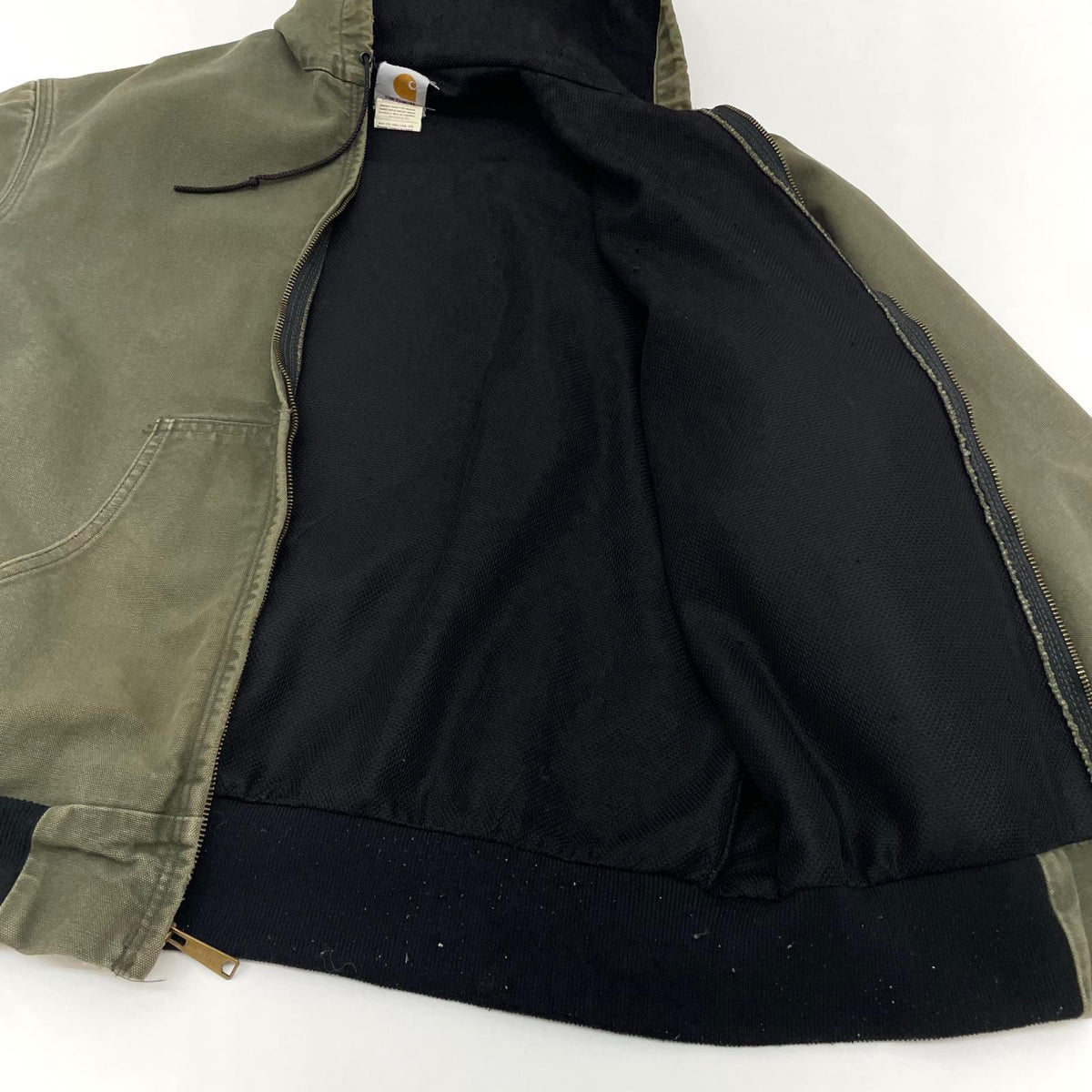 【中古】Carhartt | カーハート ACTIVE JACKET　パーカー　バックパッチ ワークジャケット カーキ サイズ：XL【尾張小牧店】