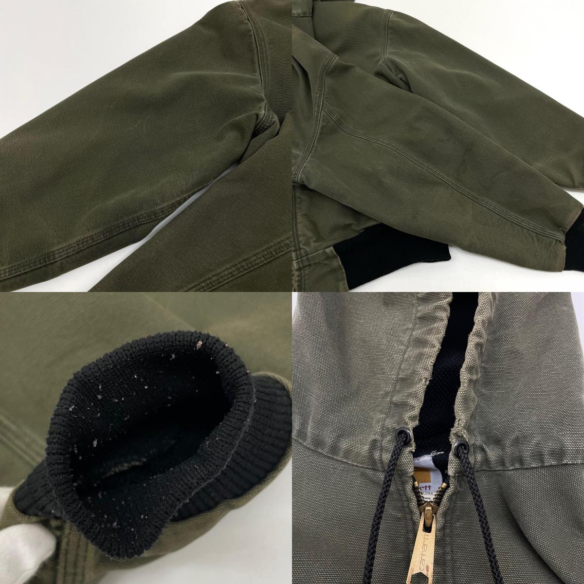 【中古】Carhartt | カーハート ACTIVE JACKET　パーカー　バックパッチ ワークジャケット カーキ サイズ：XL【尾張小牧店】