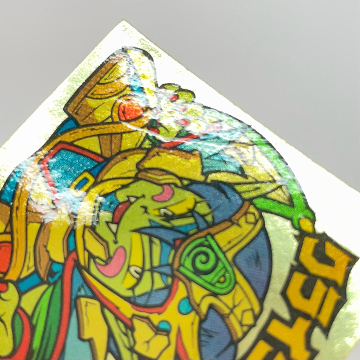 【尾張小牧店】旧28弾 クライシスフッド・左下（チョコ版/裏黄色）ビックリマン S【レトロ】【中古】