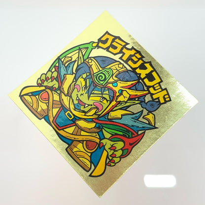 【尾張小牧店】旧28弾 クライシスフッド・左下（チョコ版/裏黄色）ビックリマン S【レトロ】【中古】