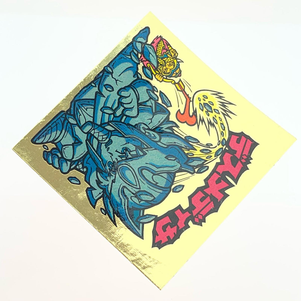 【尾張小牧店】旧28弾 デスメディサ（チョコ版/裏黄色）ビックリマン B+【レトロ】【中古】