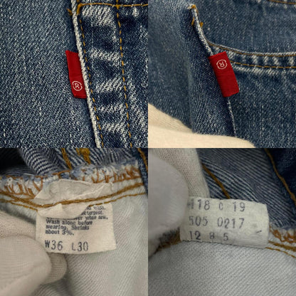 【中古】VINTAGE | ビンテージ　Levi's　70s 505 66シングル デニムパンツ ブルー【尾張小牧店】
