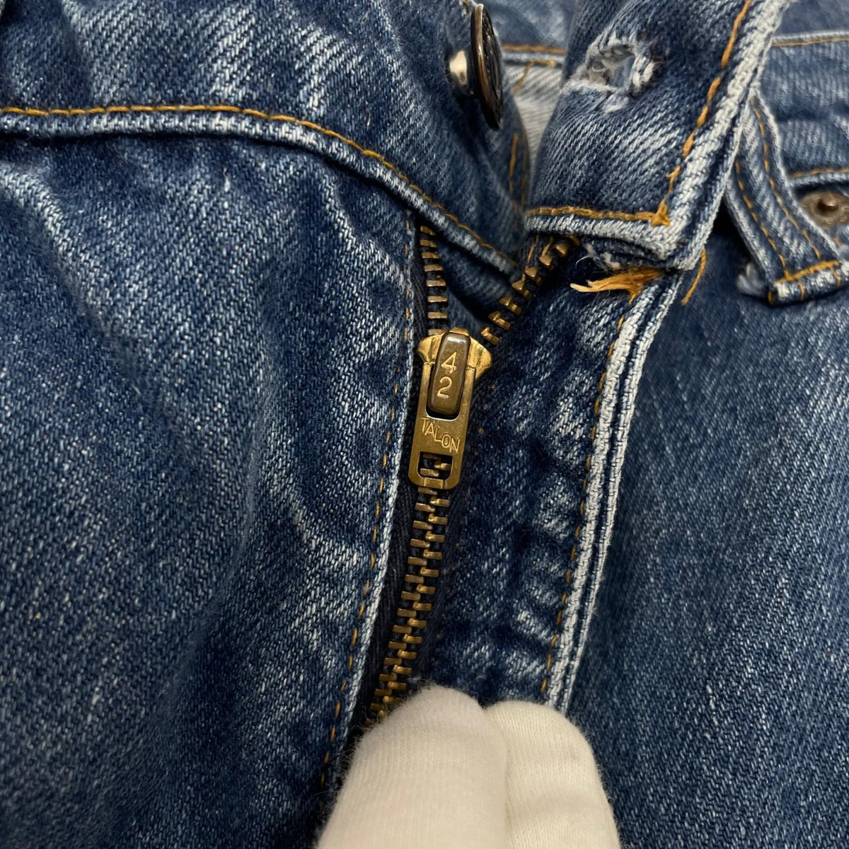 【中古】VINTAGE | ビンテージ　Levi's　70s 505 66シングル デニムパンツ ブルー【尾張小牧店】