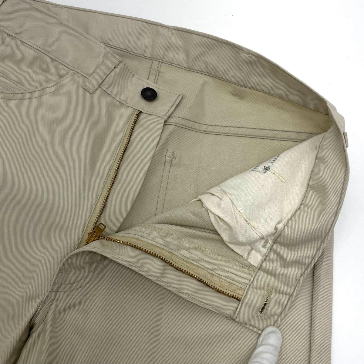 【中古】Levi's | リーバイス　70s スタプレ Dead Stock フラッシャー付　パンツ ベージュ【尾張小牧店】