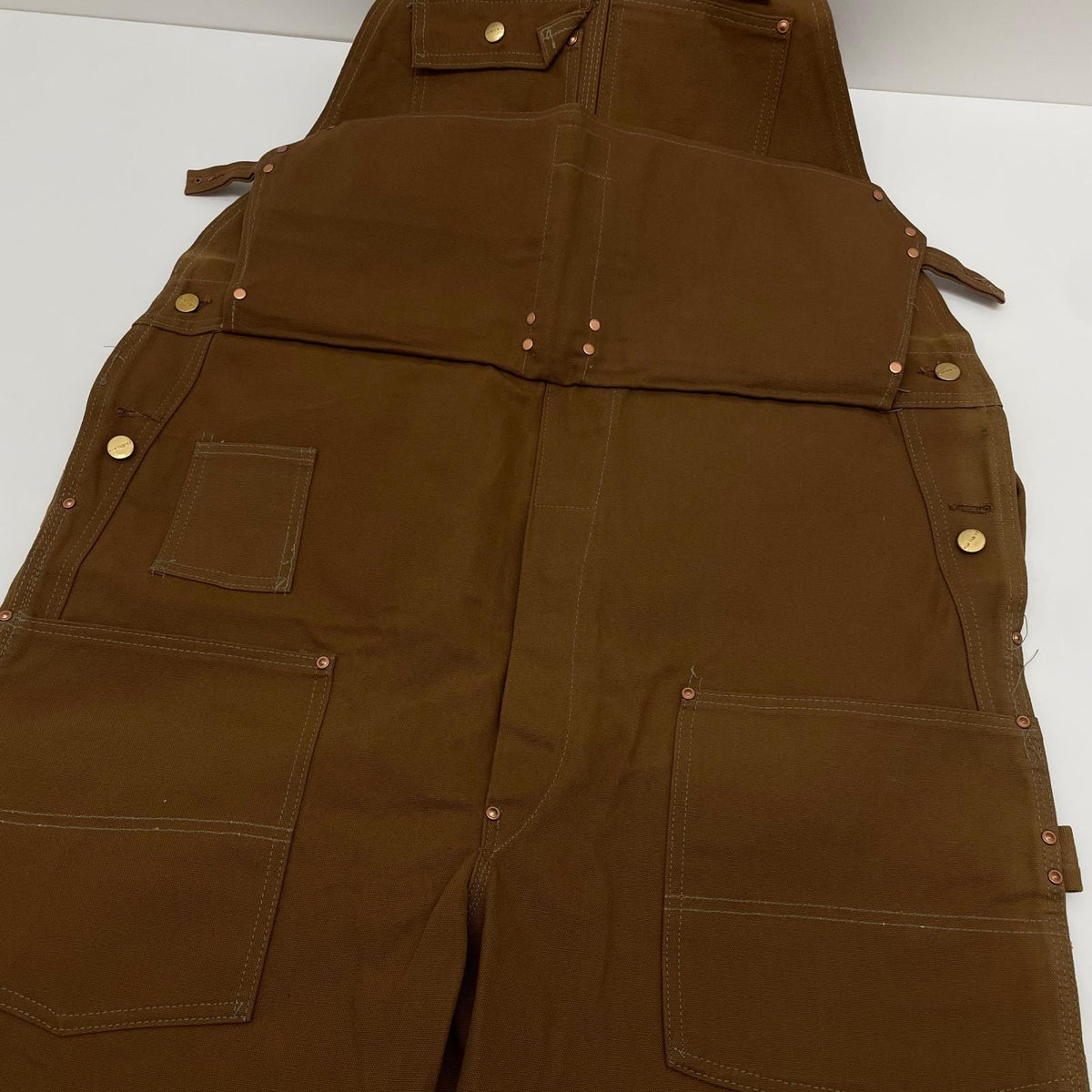 【中古】Carhartt | カーハート　80s-90s Dead Stock フラッシャー付　オーバーオール ブラウン【尾張小牧店】