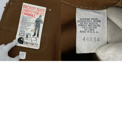 【中古】Carhartt | カーハート　80s-90s Dead Stock フラッシャー付　オーバーオール ブラウン【尾張小牧店】