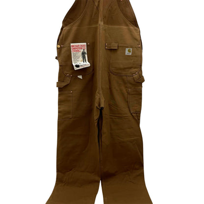 【中古】Carhartt | カーハート　80s-90s Dead Stock フラッシャー付　オーバーオール ブラウン【尾張小牧店】