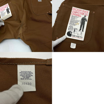 【中古】Carhartt | カーハート　80s-90s Dead Stock フラッシャー付　オーバーオール ブラウン【尾張小牧店】