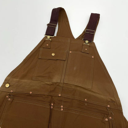 【中古】Carhartt | カーハート　80s-90s Dead Stock フラッシャー付　オーバーオール ブラウン【尾張小牧店】