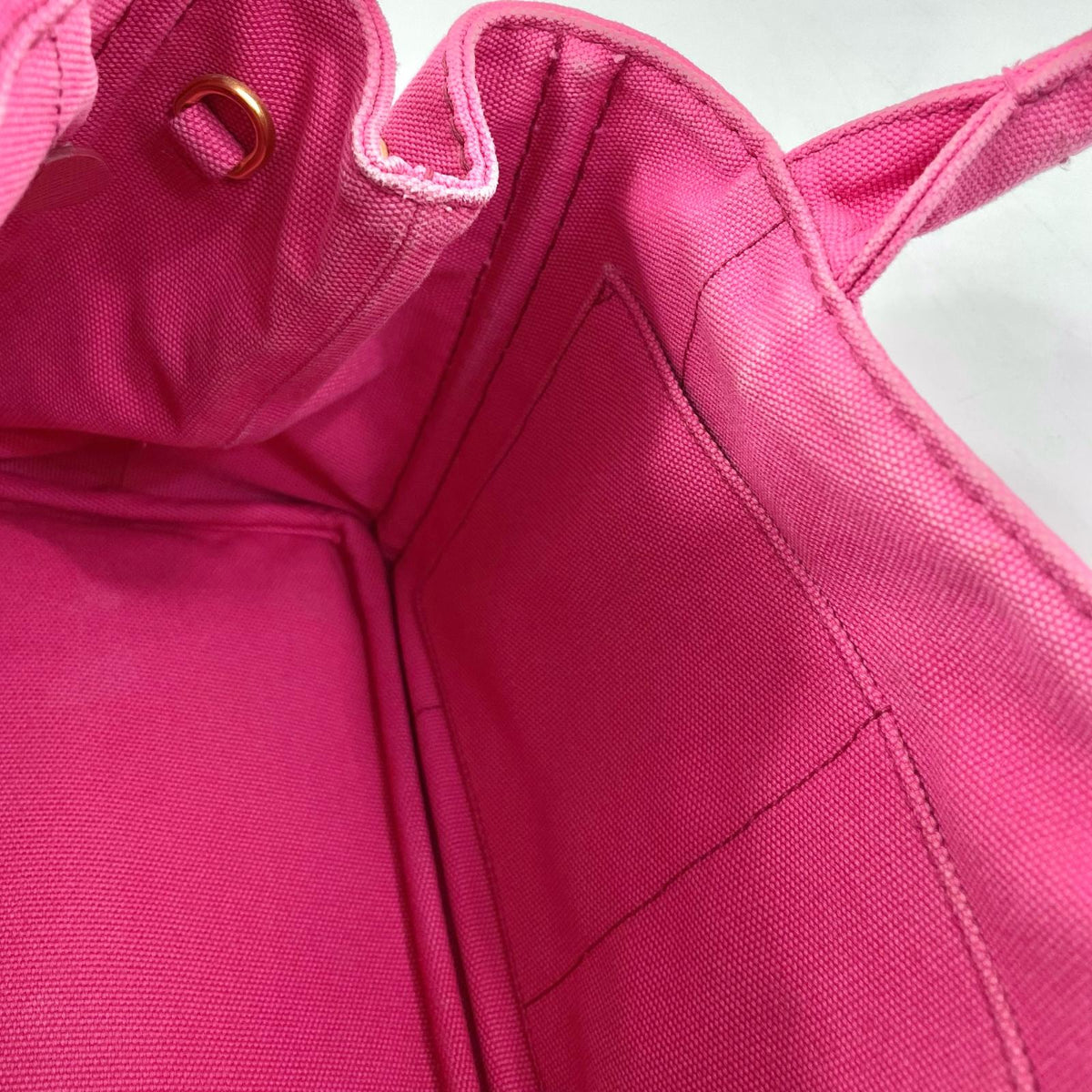 【中古】PRADA | プラダ カナパ キャンバス ハンドバッグ ピンク【尾張小牧店】